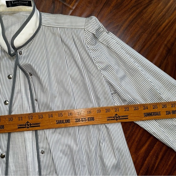 Louis Feraud Vintage Set Shirt Dress with Culottes Shorts Side Slit Size small - Picture 9 of 16